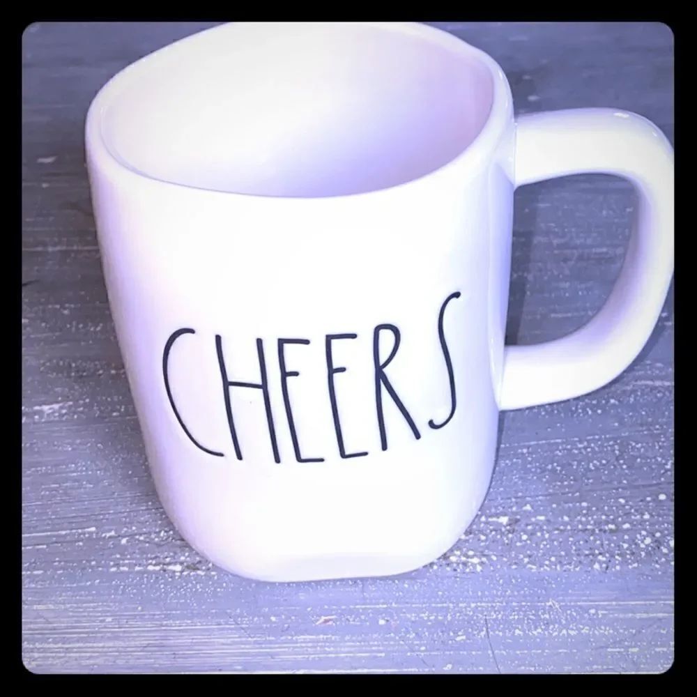 RAE DUNN Cheers Mug-NEW 